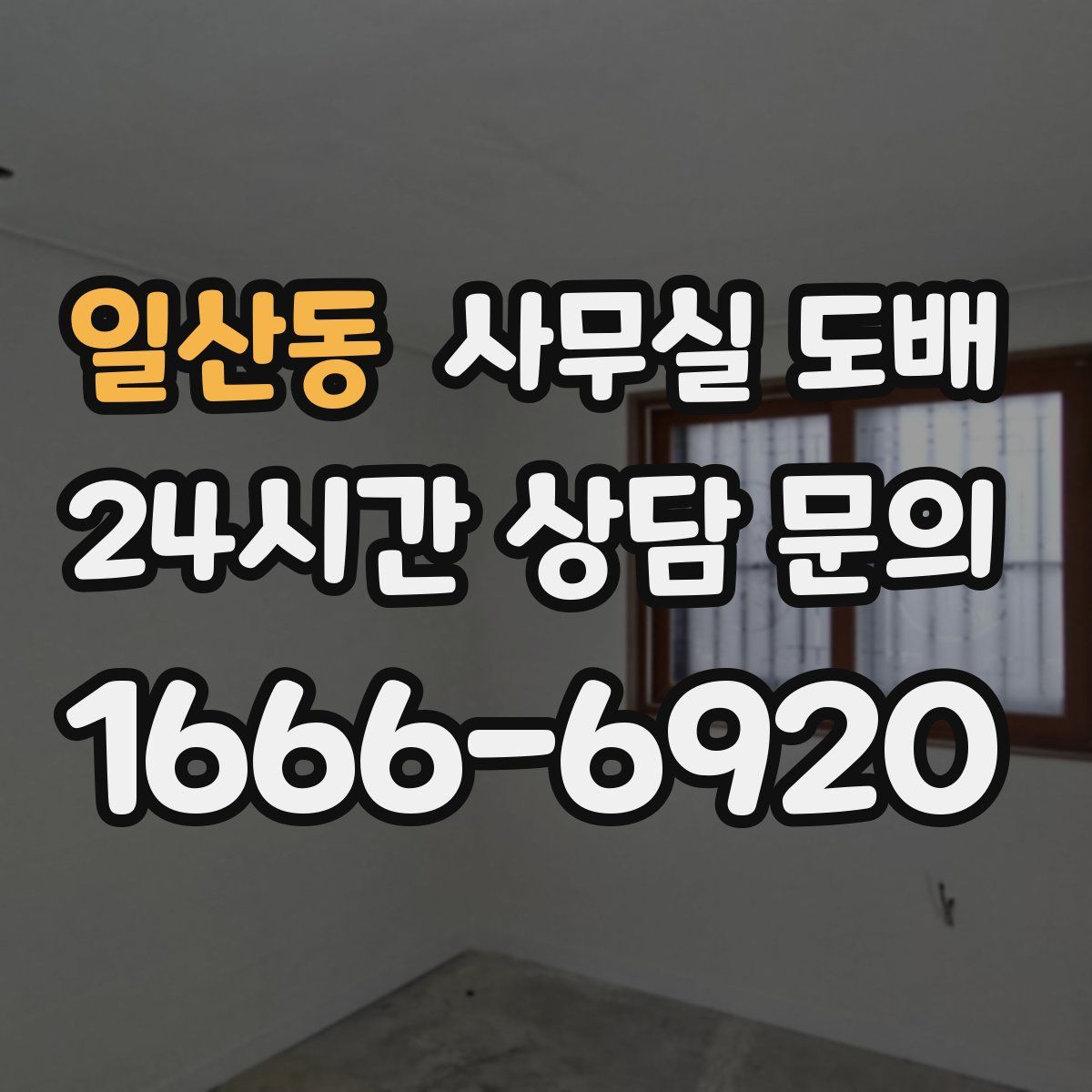 일산동 사무실 도배