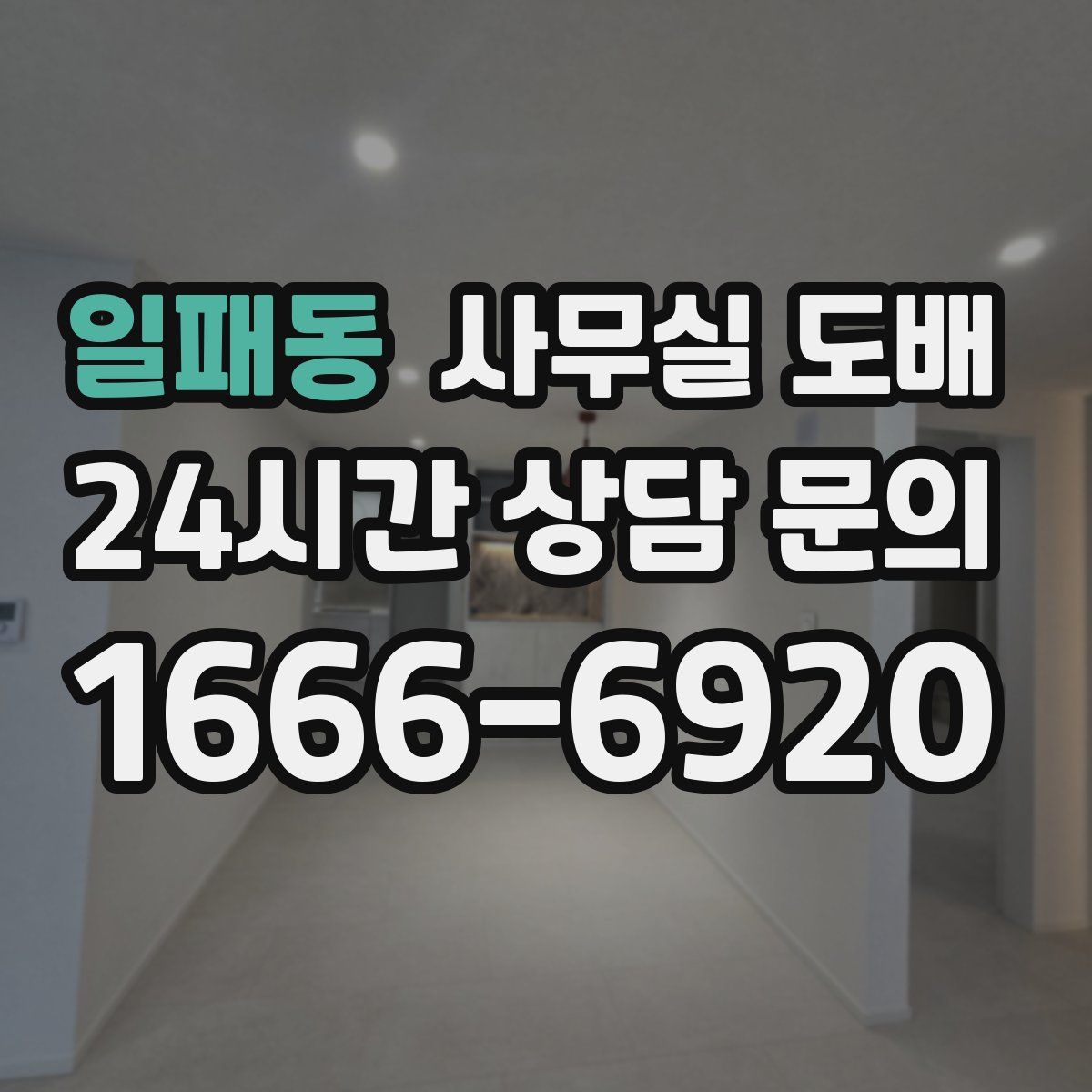 일패동 사무실 도배