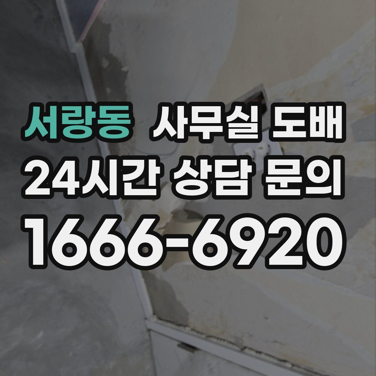 서랑동 사무실 도배