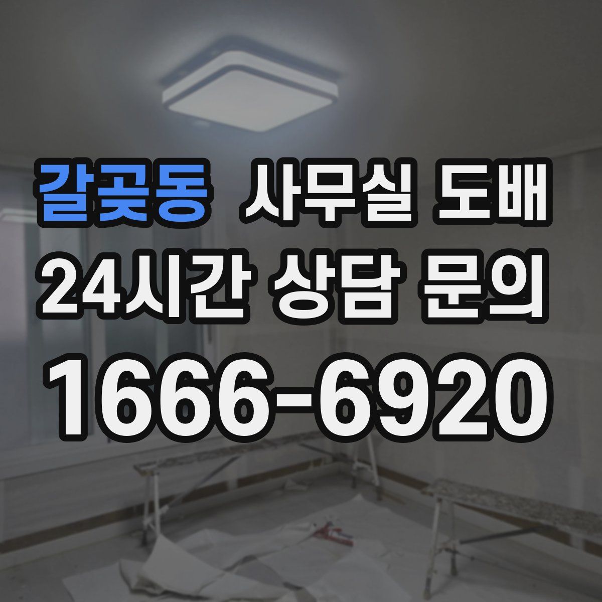 갈곶동 사무실 도배
