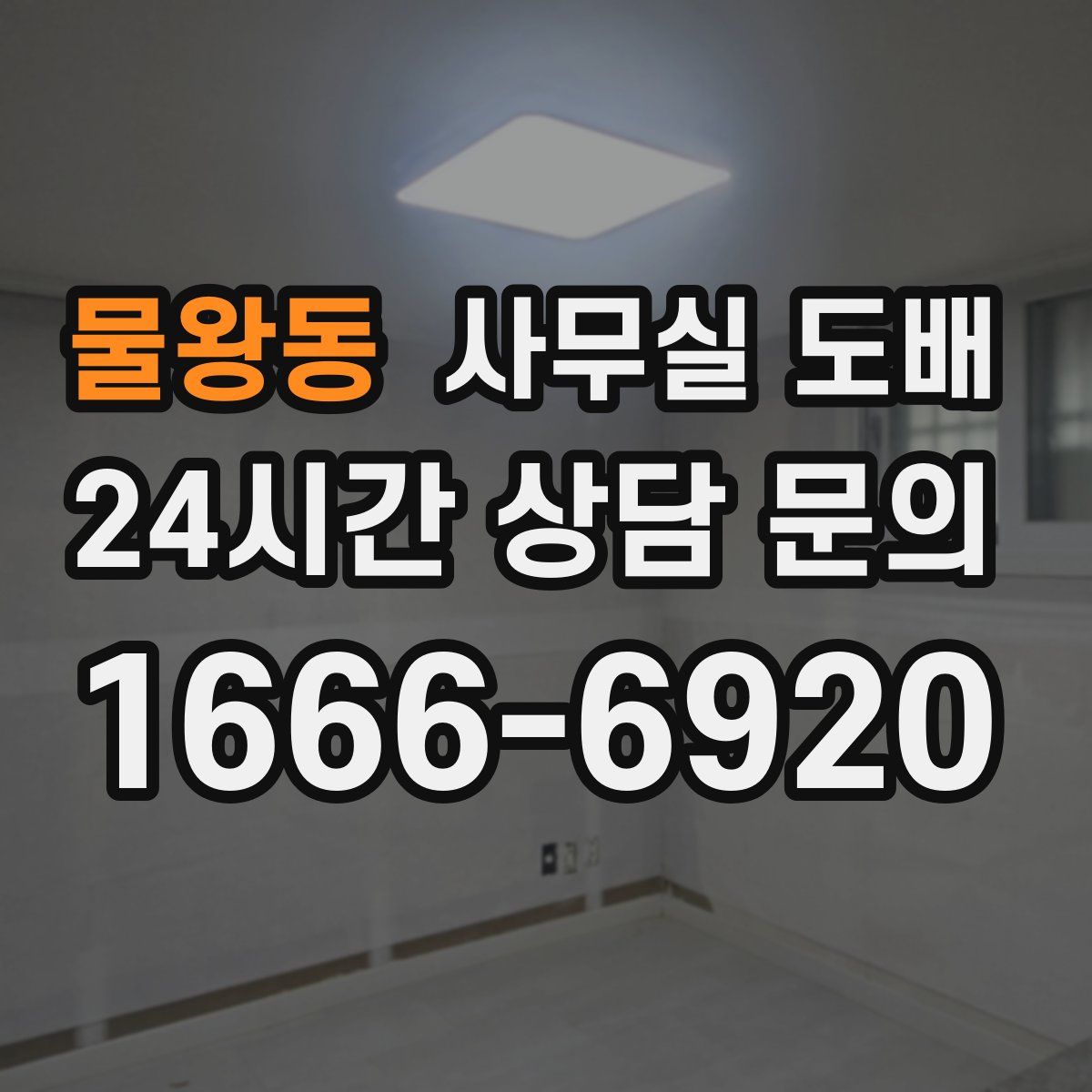 물왕동 사무실 도배