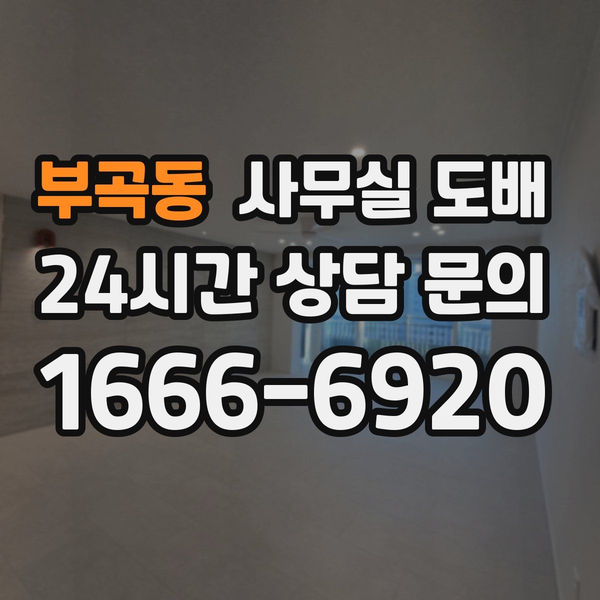 부곡동 사무실 도배