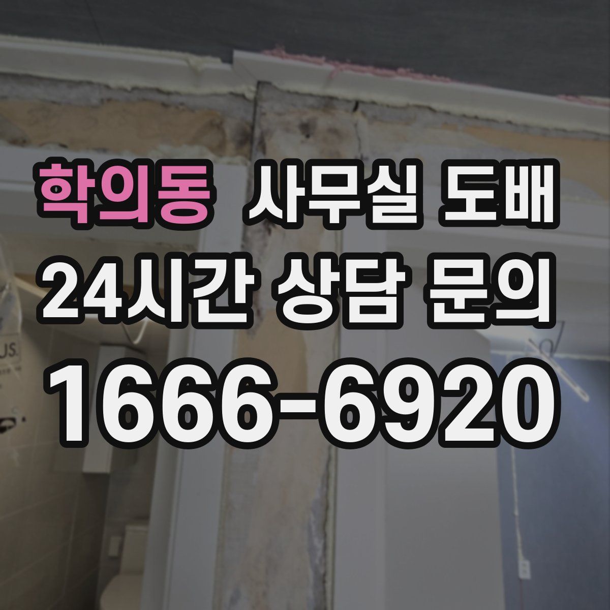 학의동 사무실 도배