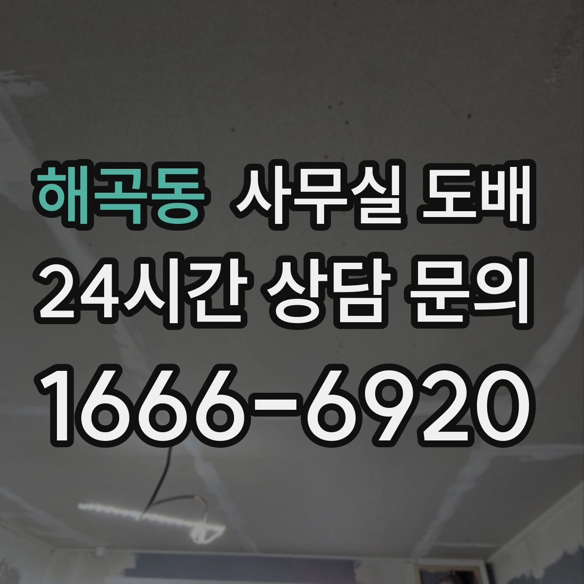 해곡동 사무실 도배