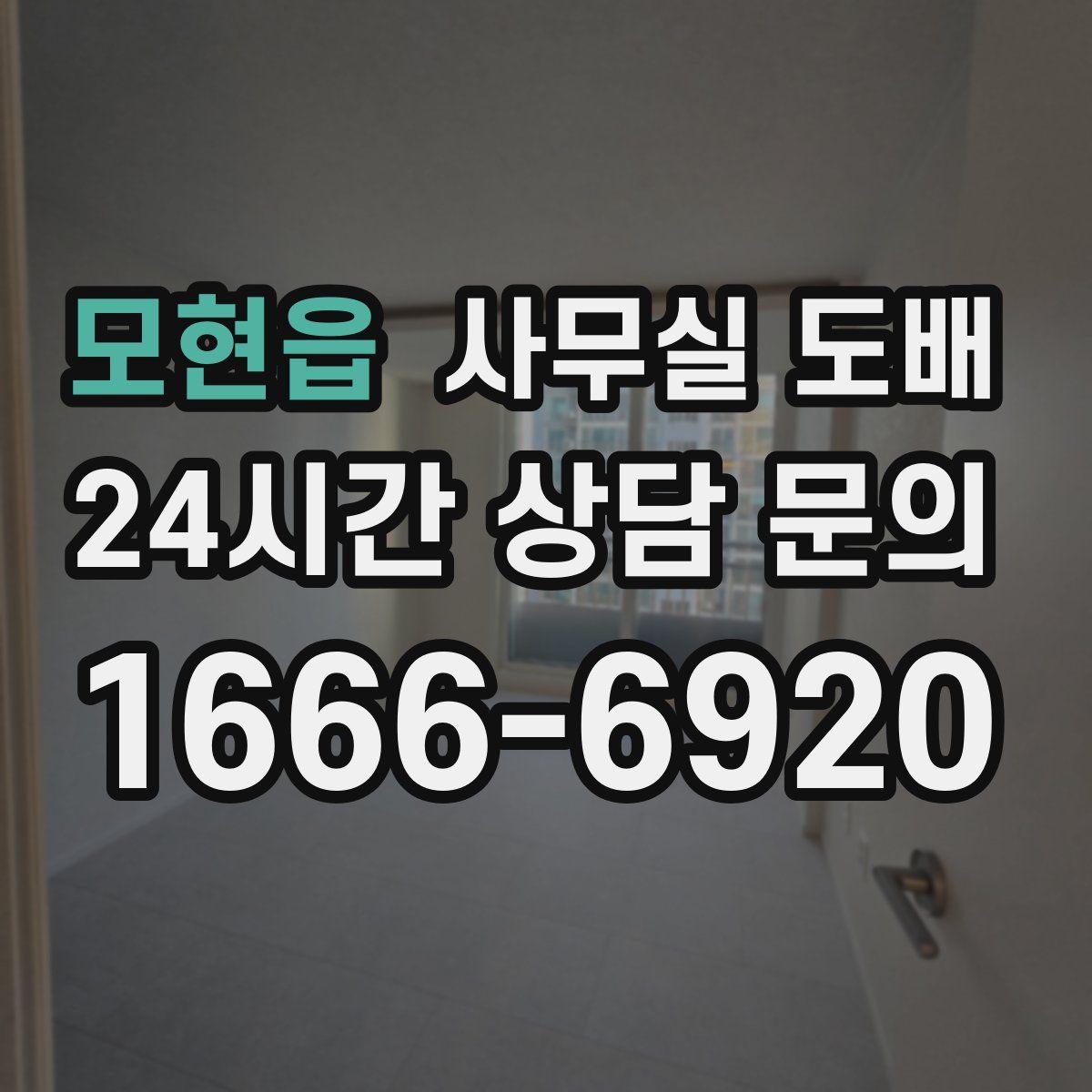 모현읍 사무실 도배
