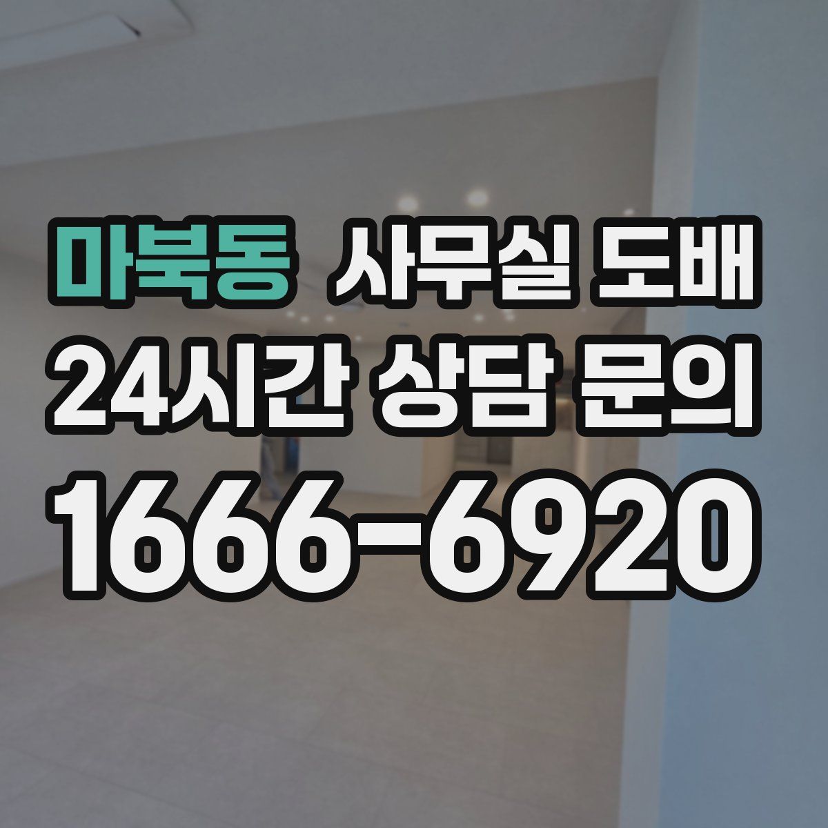 마북동 사무실 도배