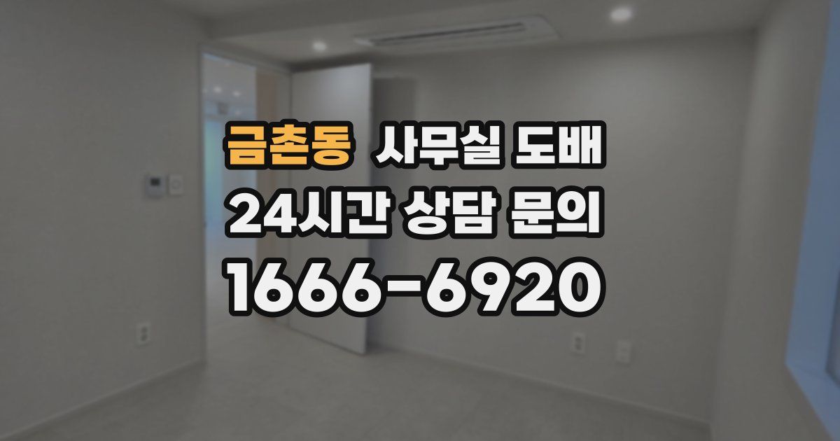 금촌동 사무실 도배