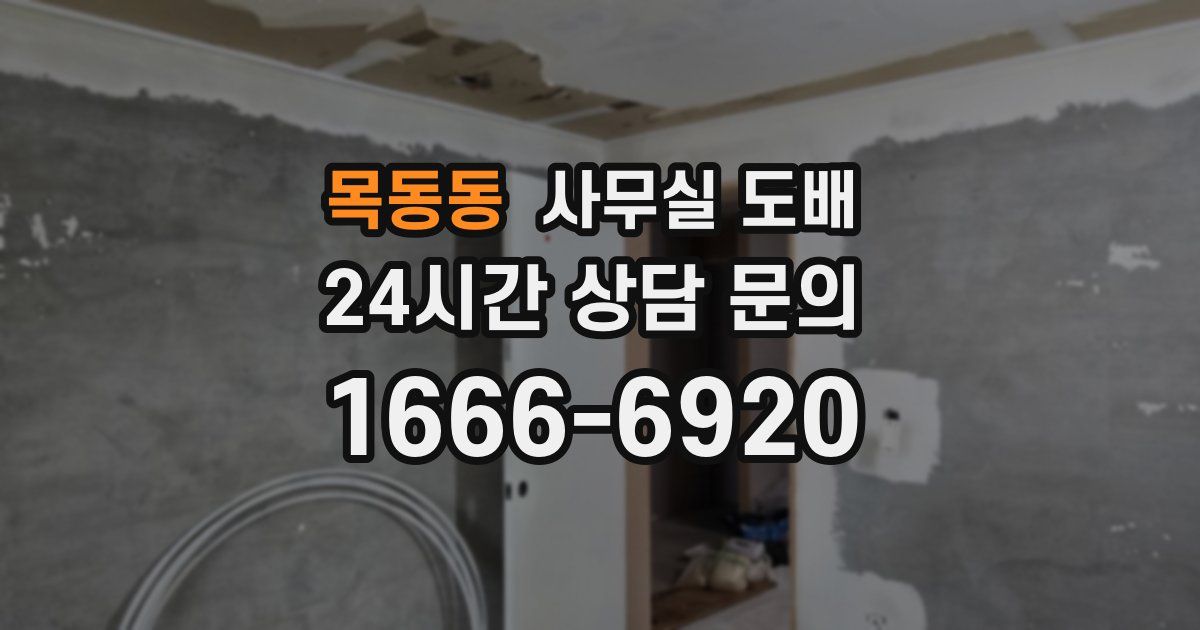 목동동 사무실 도배