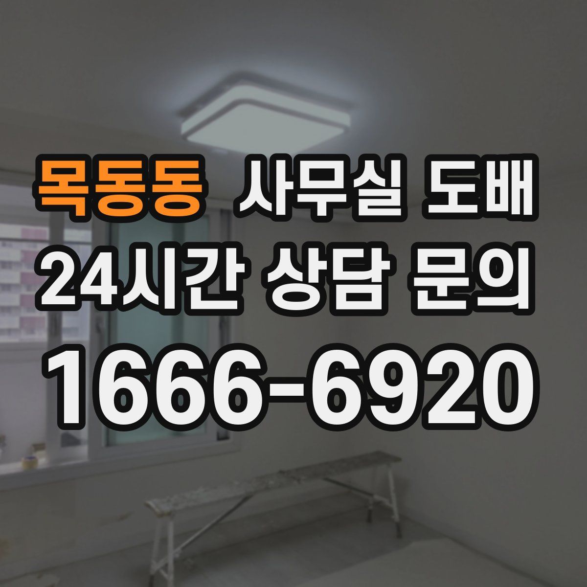 목동동 사무실 도배