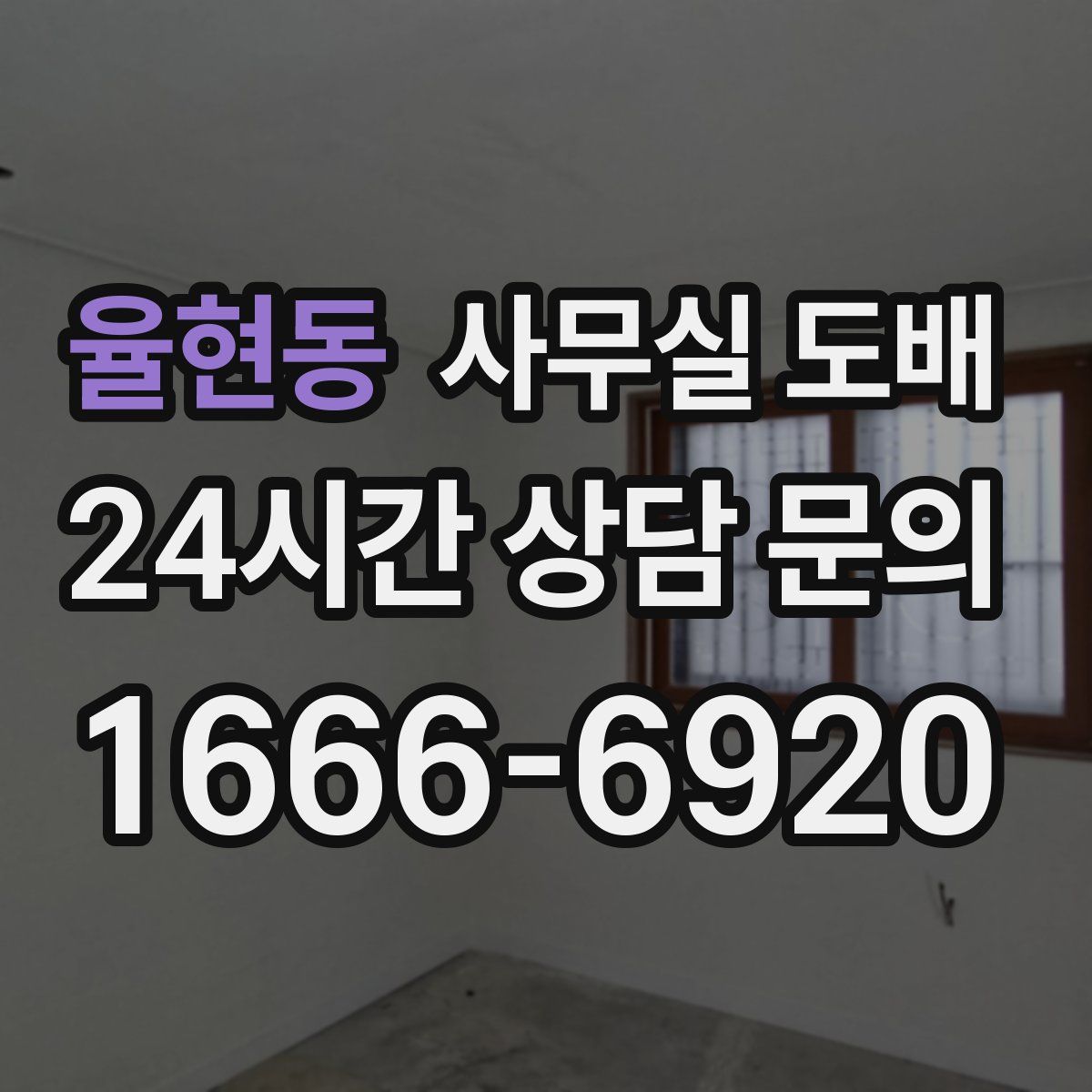 율현동 사무실 도배