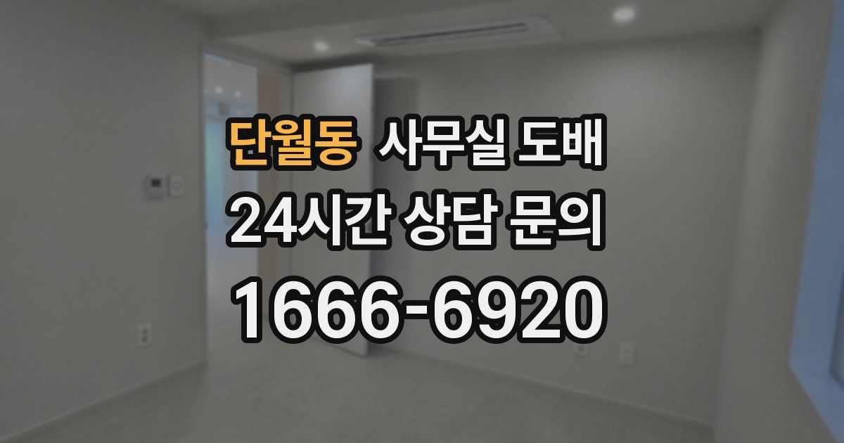 단월동 사무실 도배