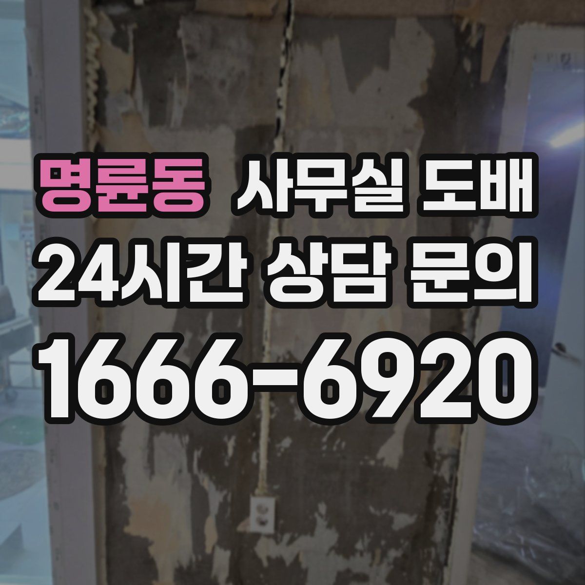명륜동 사무실 도배