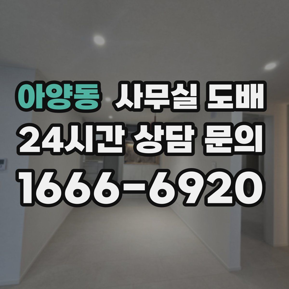 아양동 사무실 도배