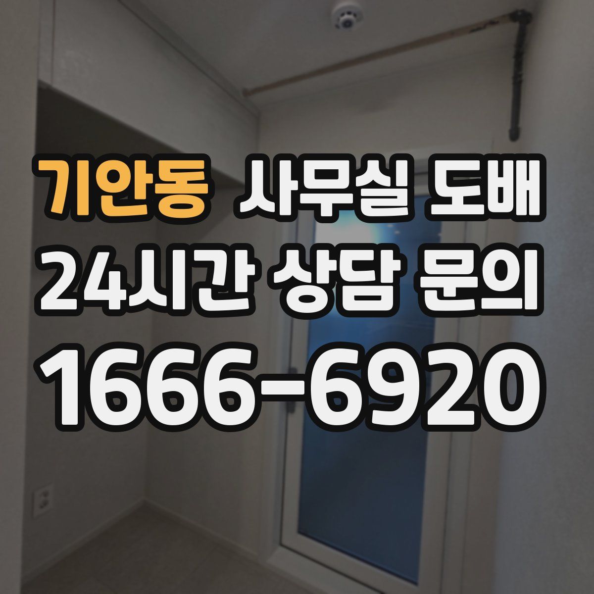 기안동 사무실 도배