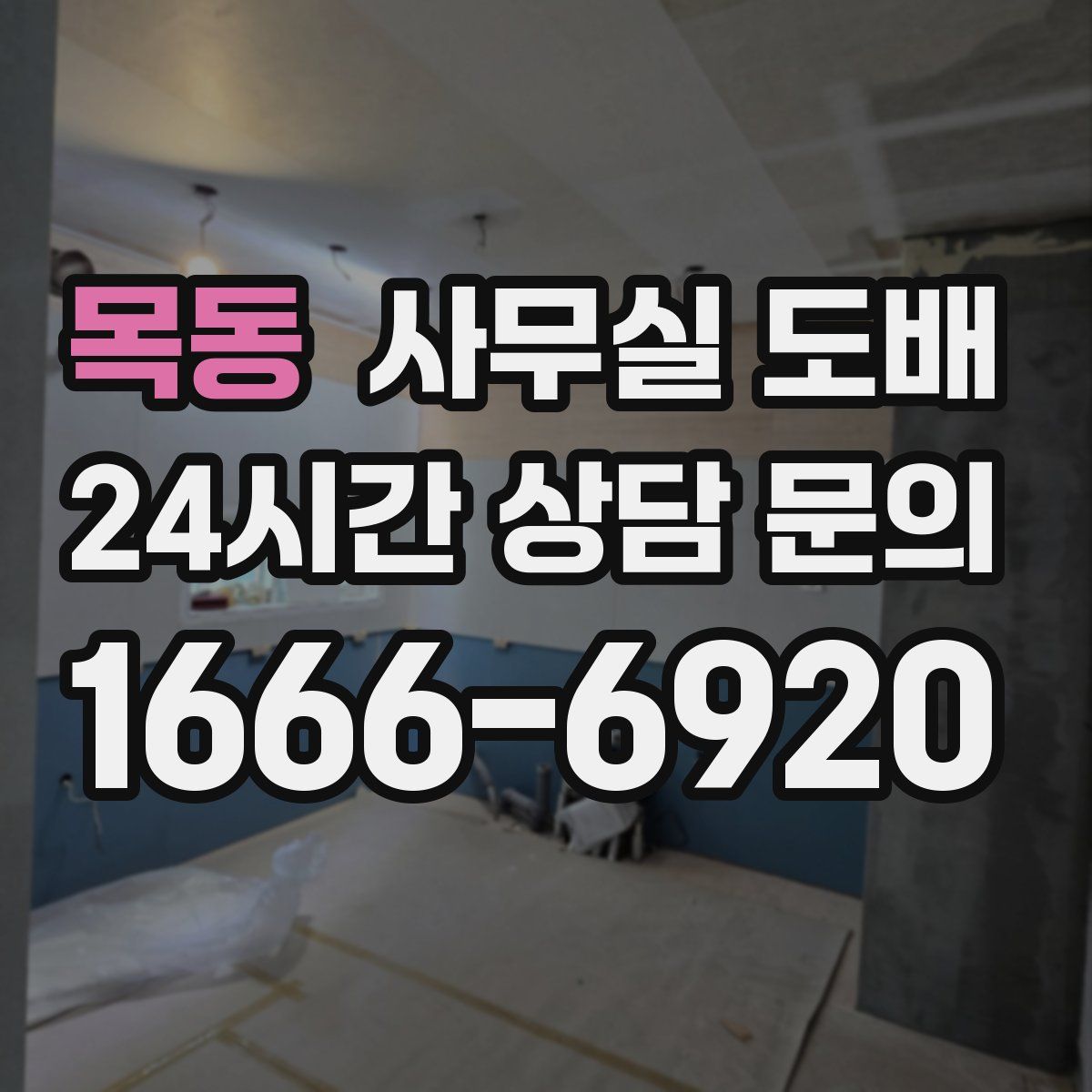 목동 사무실 도배