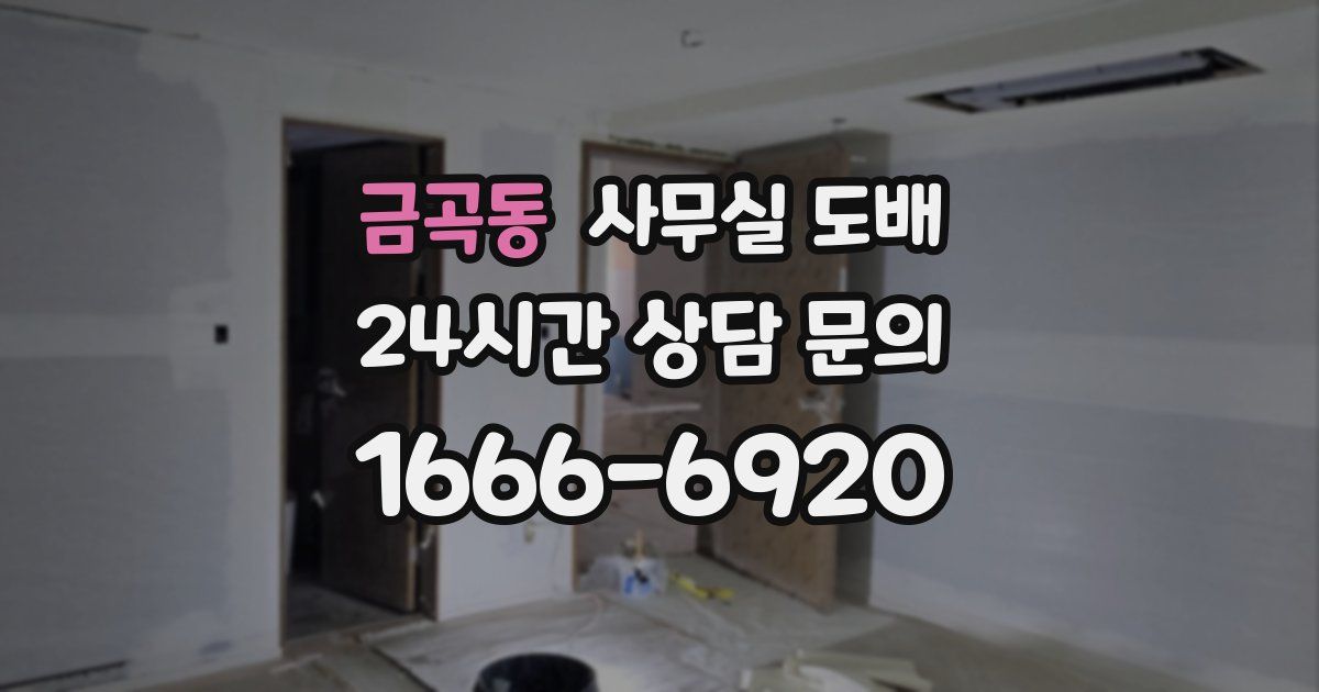 금곡동 사무실 도배
