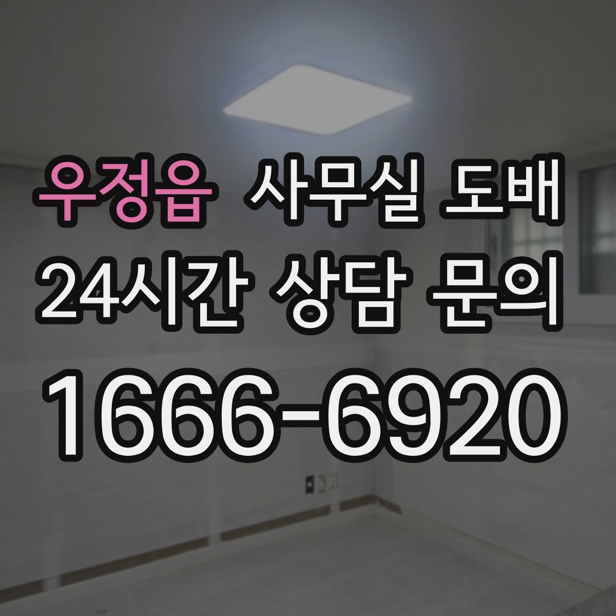 우정읍 사무실 도배