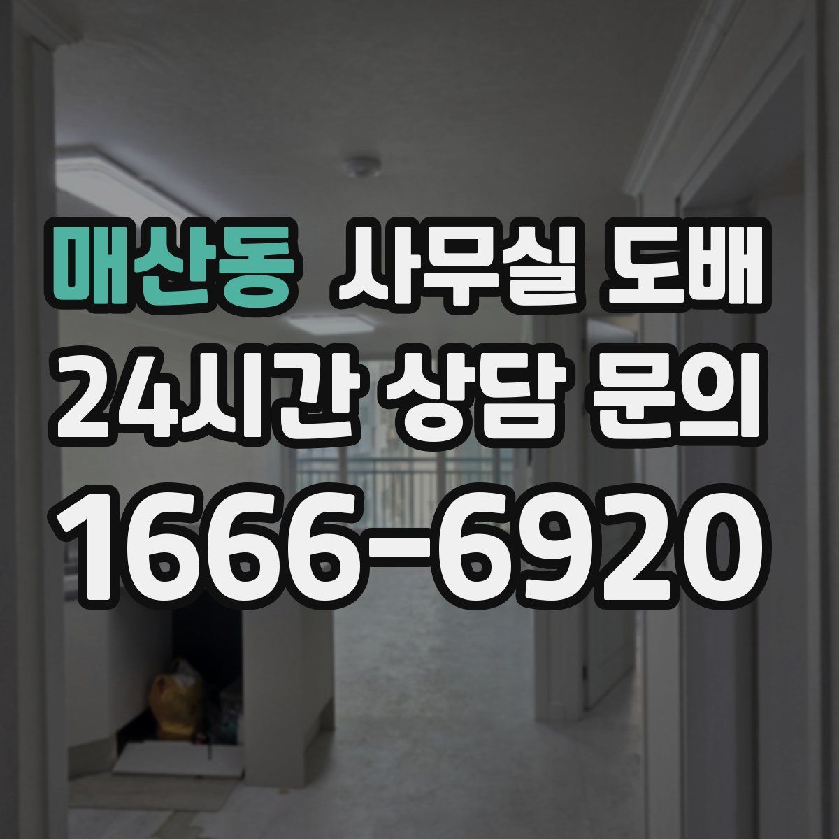 매산동 사무실 도배