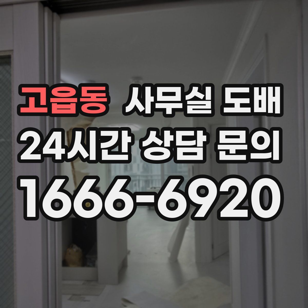 고읍동 사무실 도배