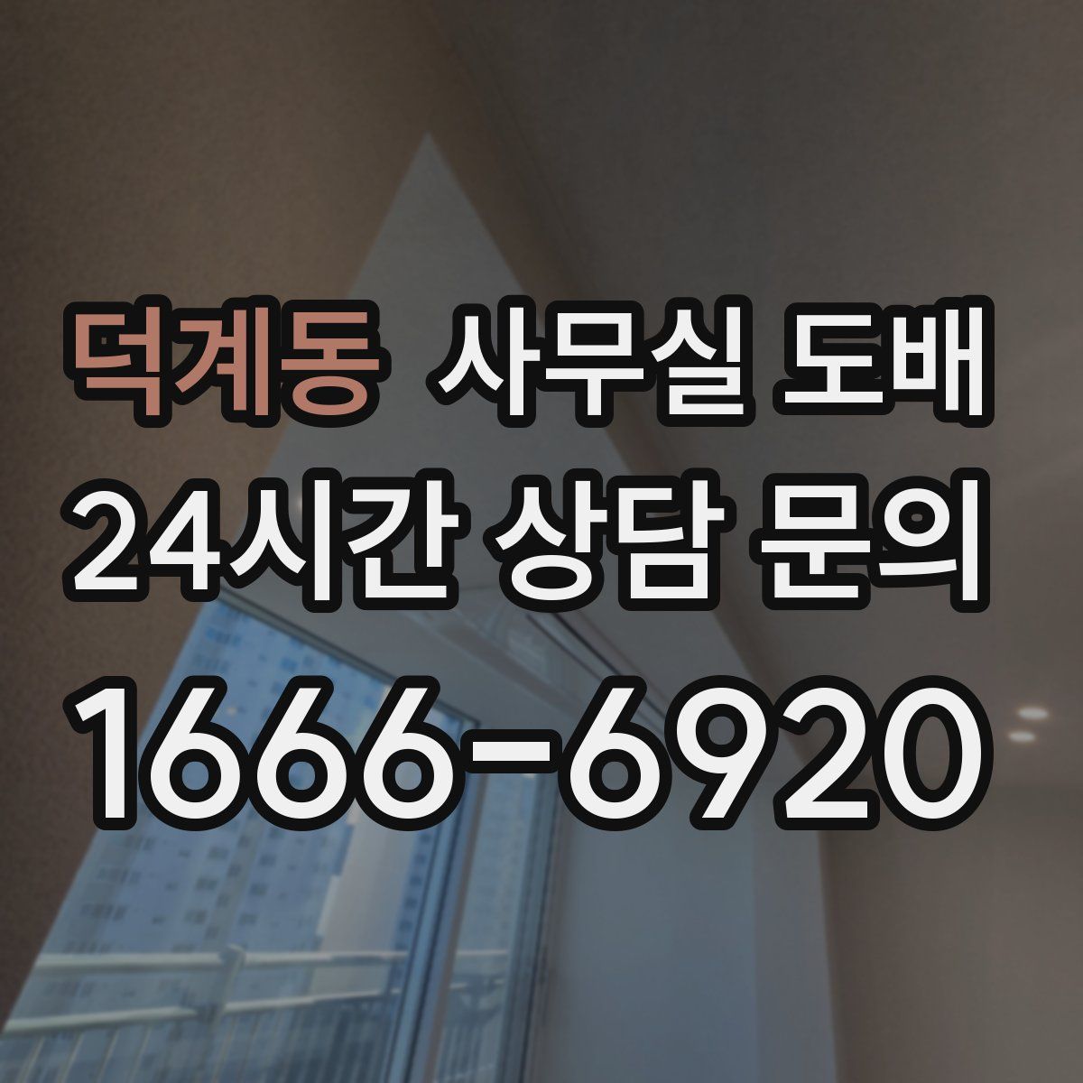 덕계동 사무실 도배
