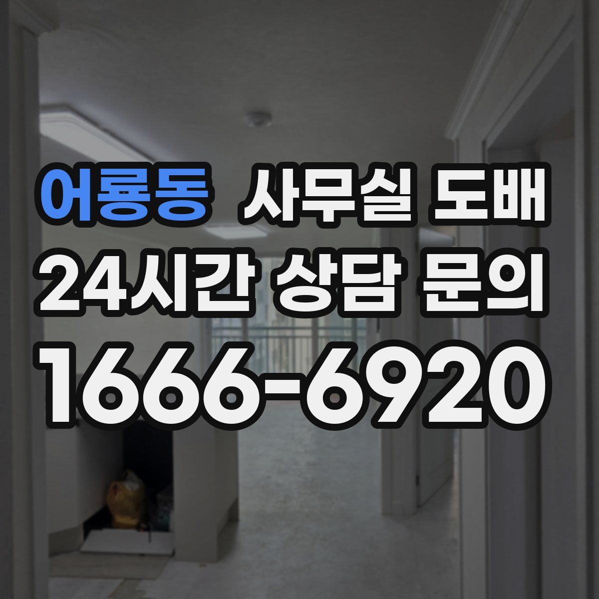 어룡동 사무실 도배