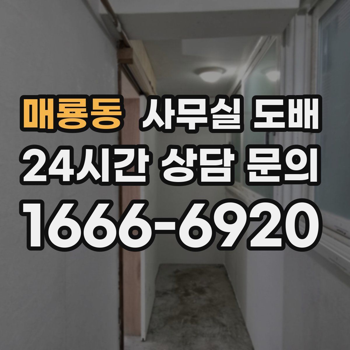 매룡동 사무실 도배