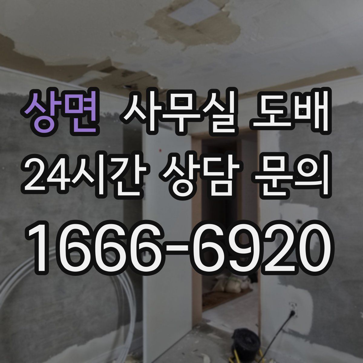 상면 사무실 도배