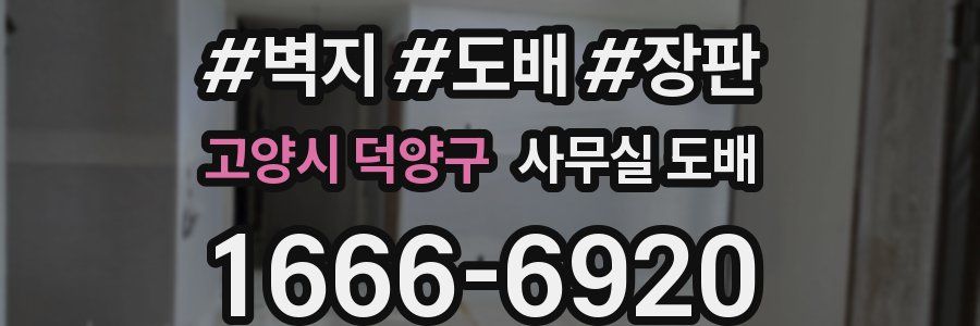 고양시 덕양구 사무실 도배