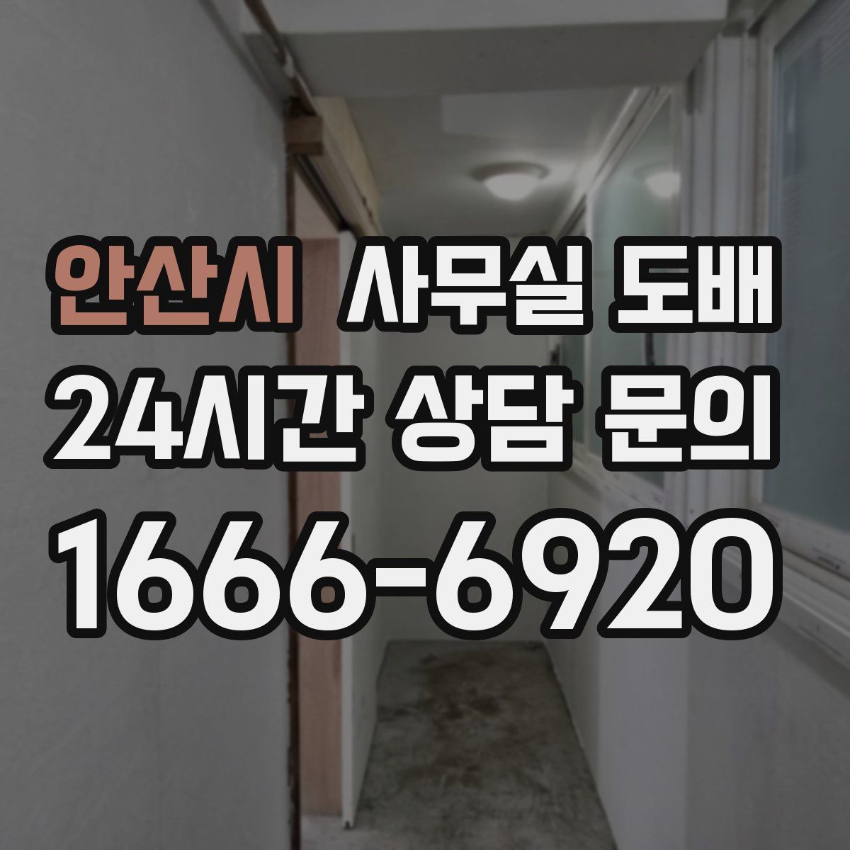 안산시 사무실 도배
