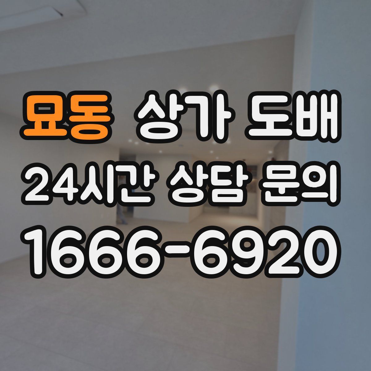 묘동 상가 도배
