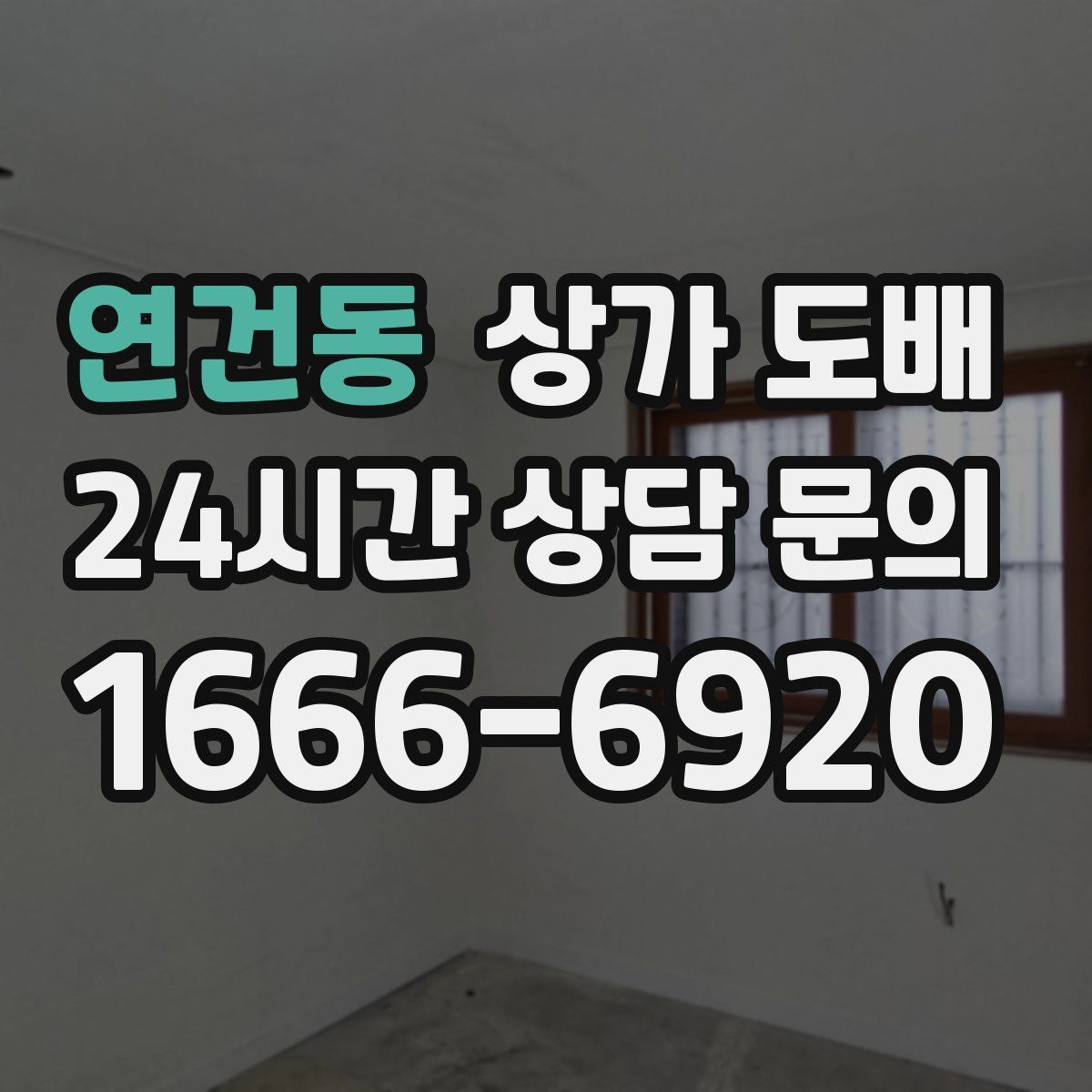 연건동 상가 도배