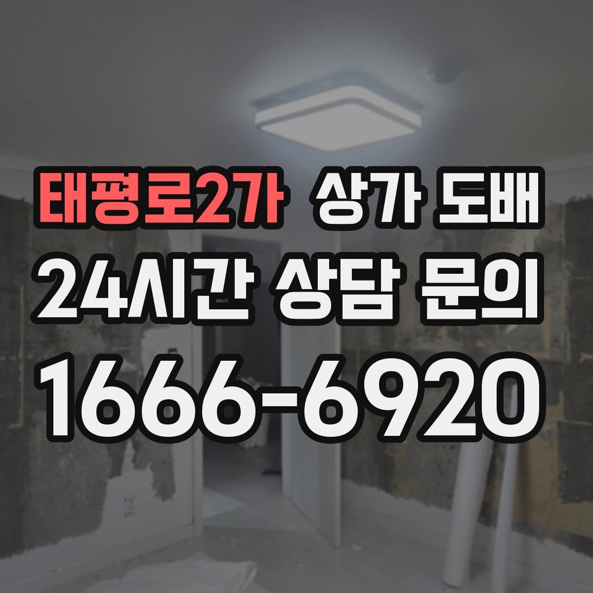 태평로2가 상가 도배
