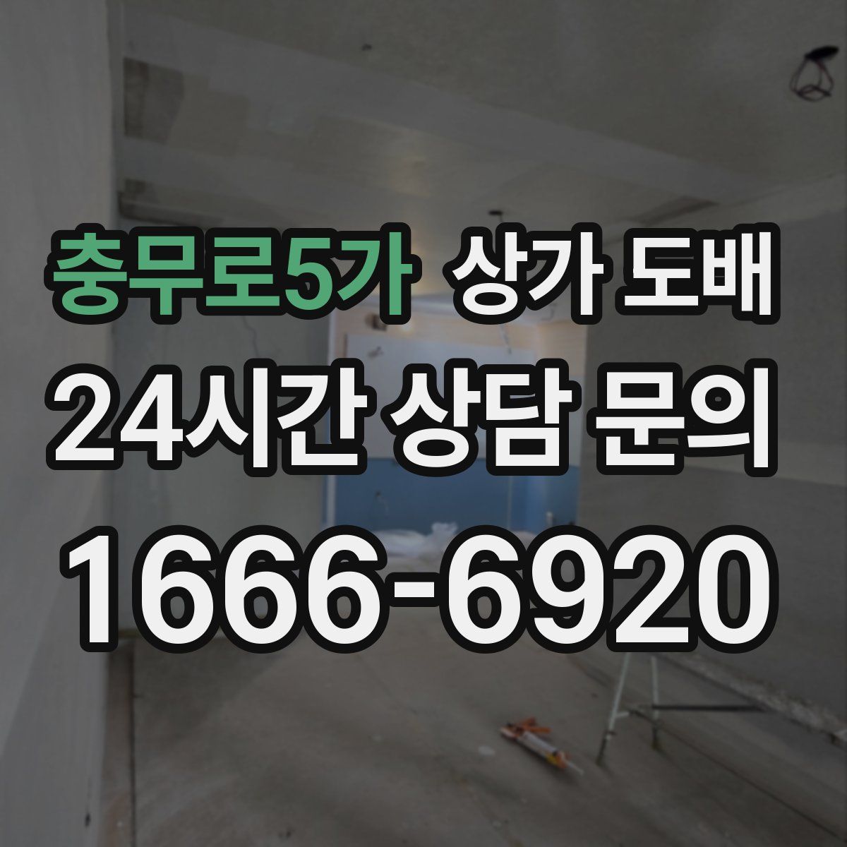 충무로5가 상가 도배