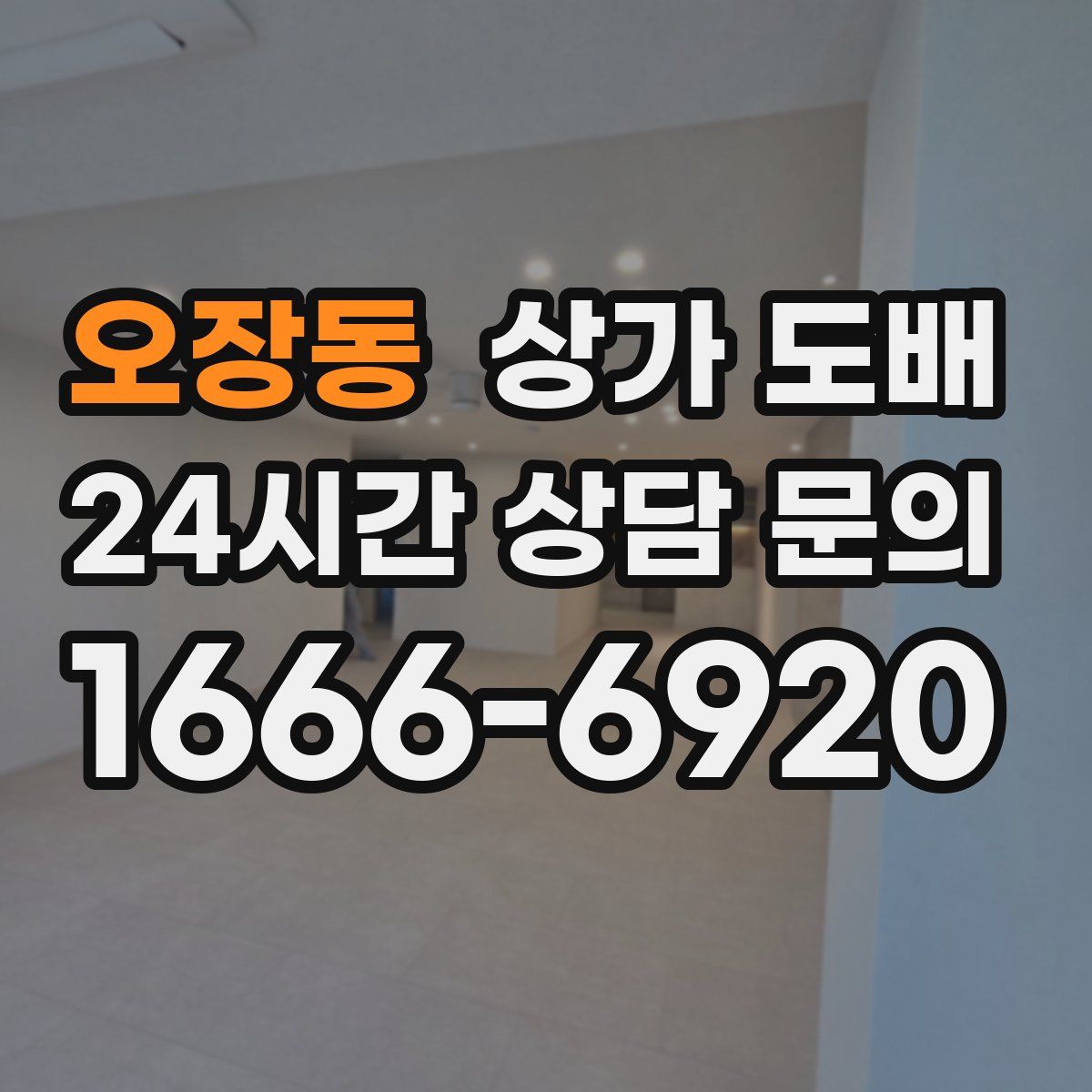 오장동 상가 도배