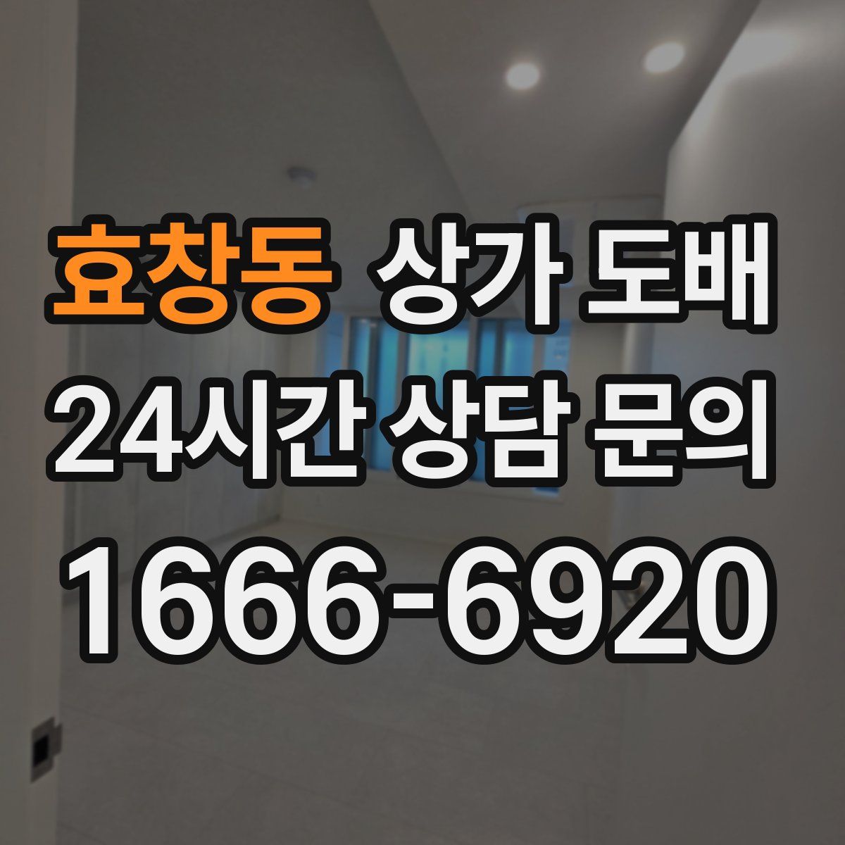 효창동 상가 도배