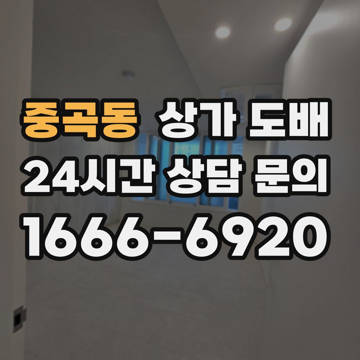 중곡동 상가 도배