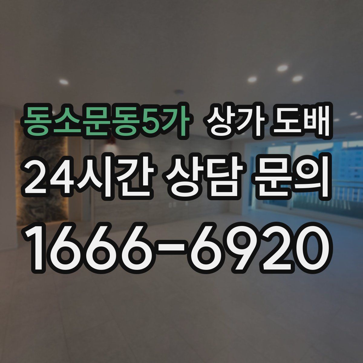 동소문동5가 상가 도배