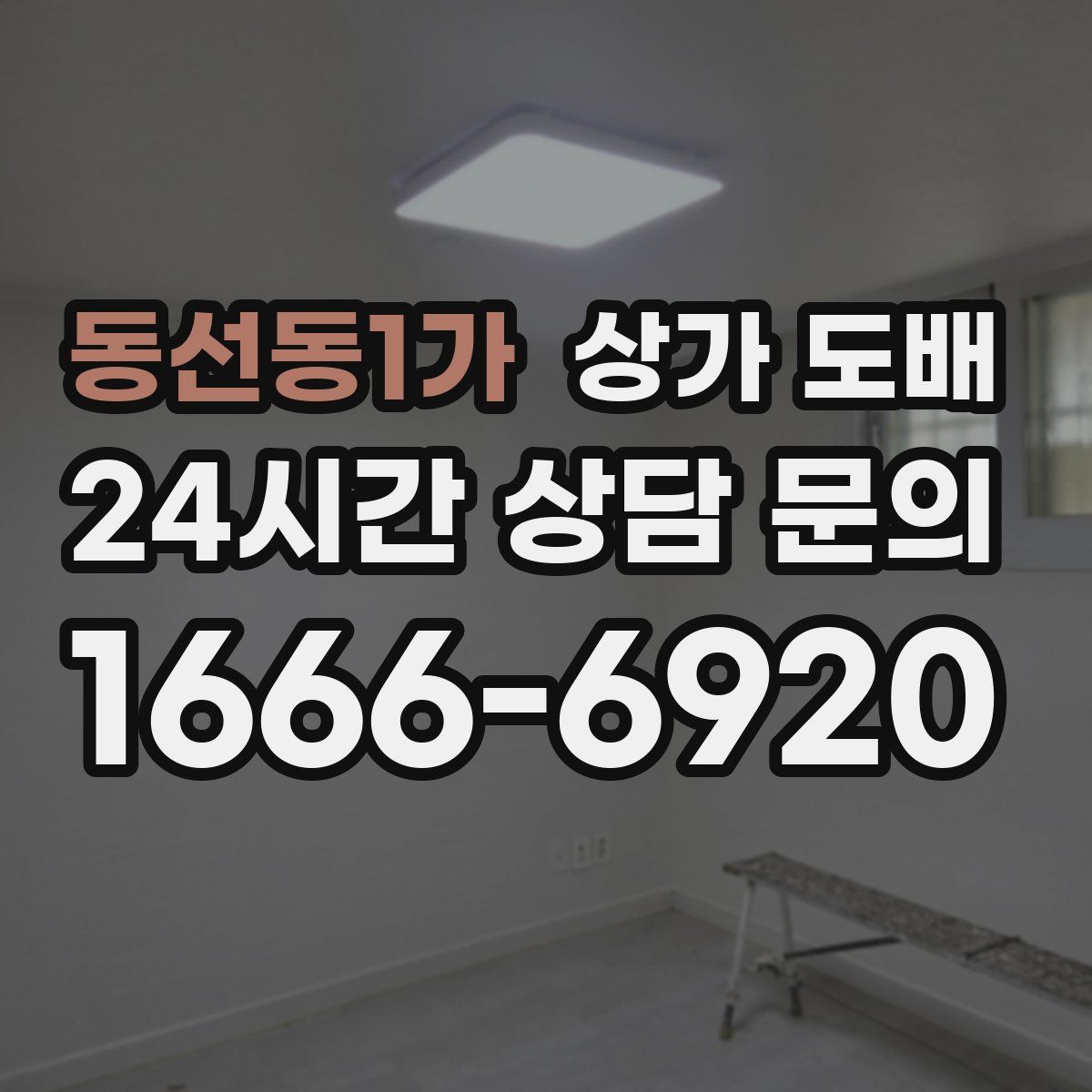 동선동1가 상가 도배