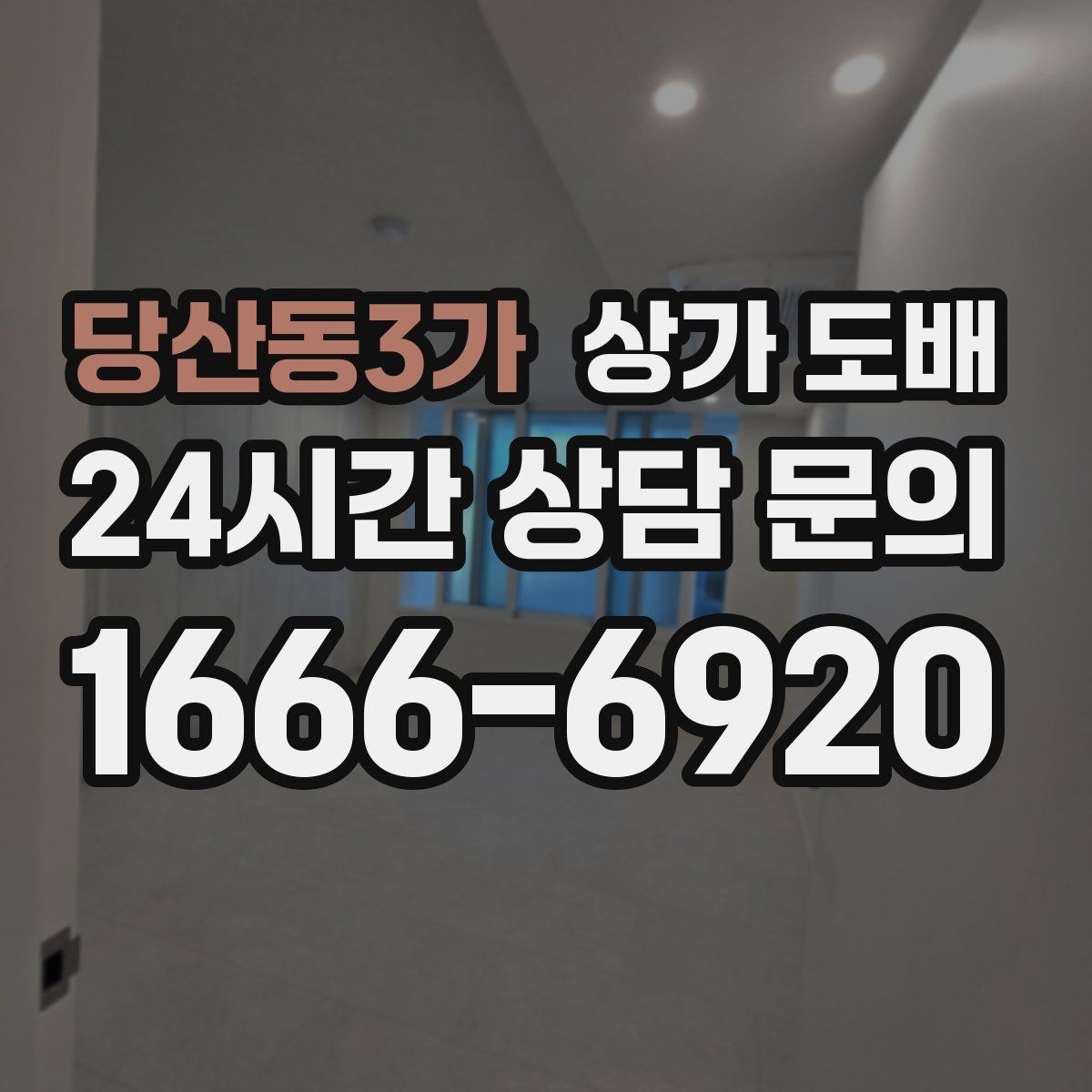 당산동3가 상가 도배