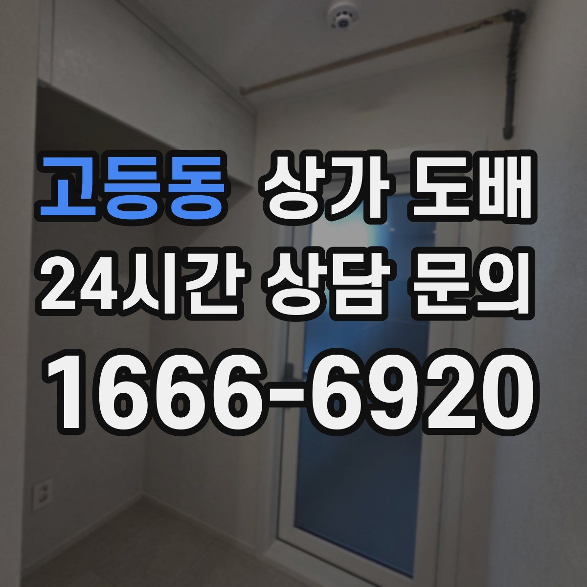 고등동 상가 도배