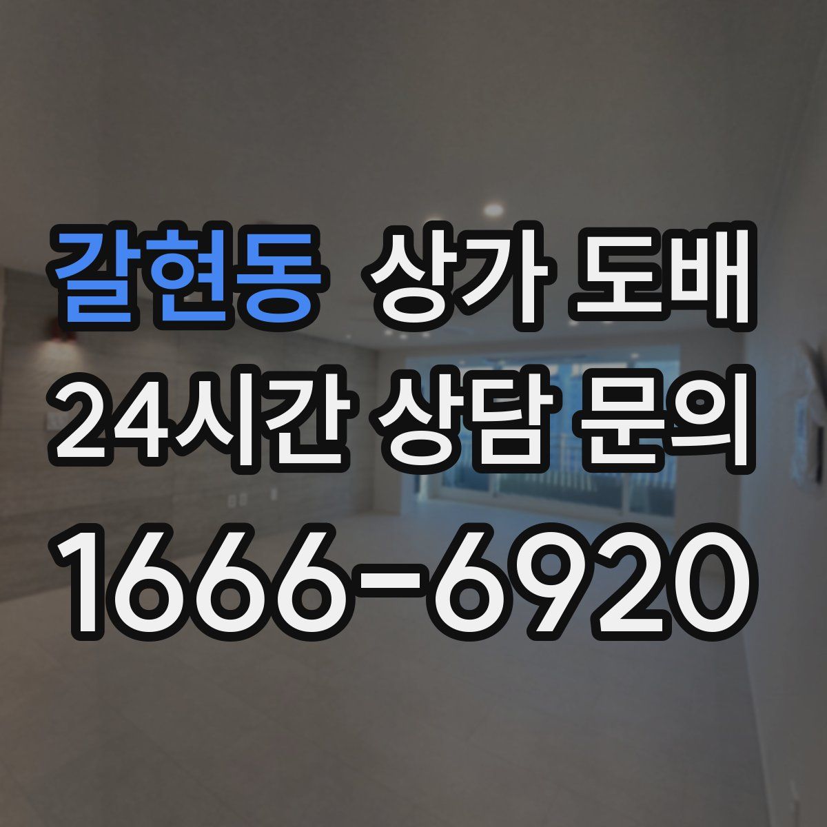 갈현동 상가 도배