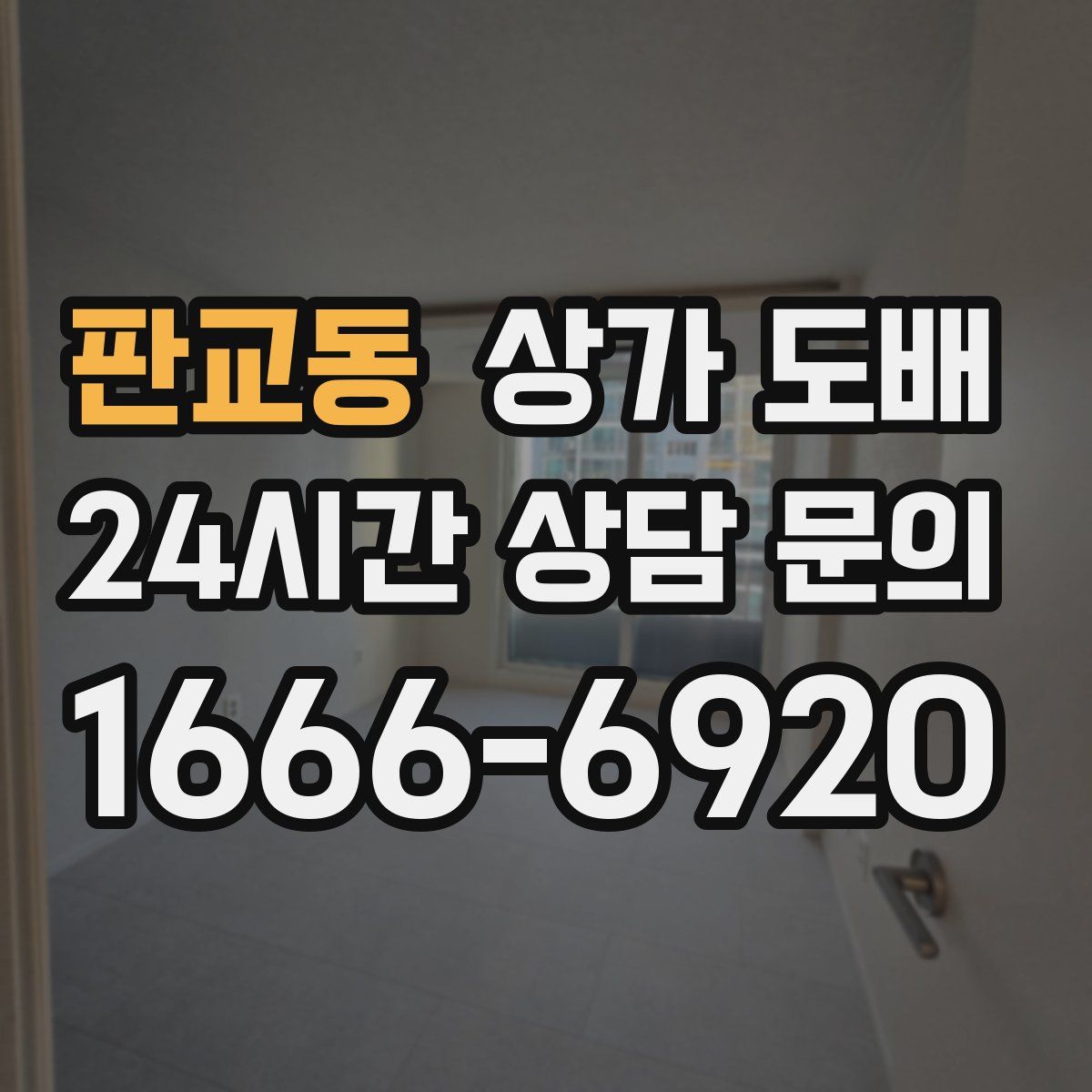 판교동 상가 도배