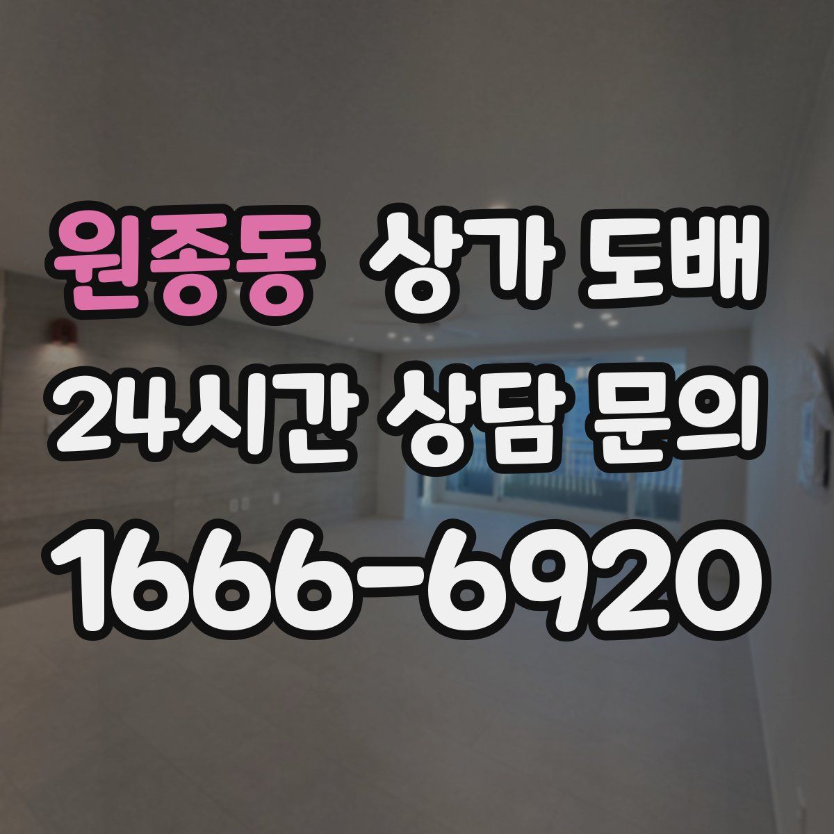 원종동 상가 도배