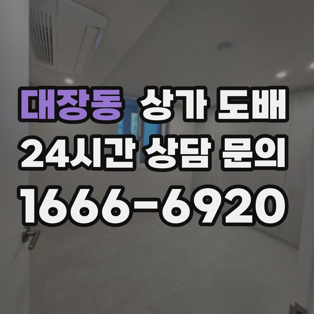 대장동 상가 도배
