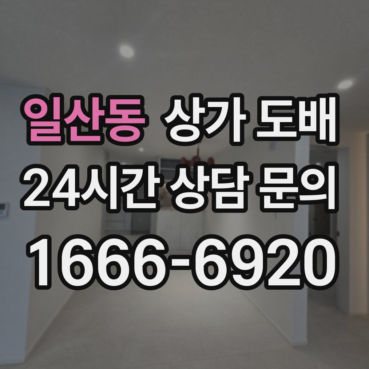 일산동 상가 도배