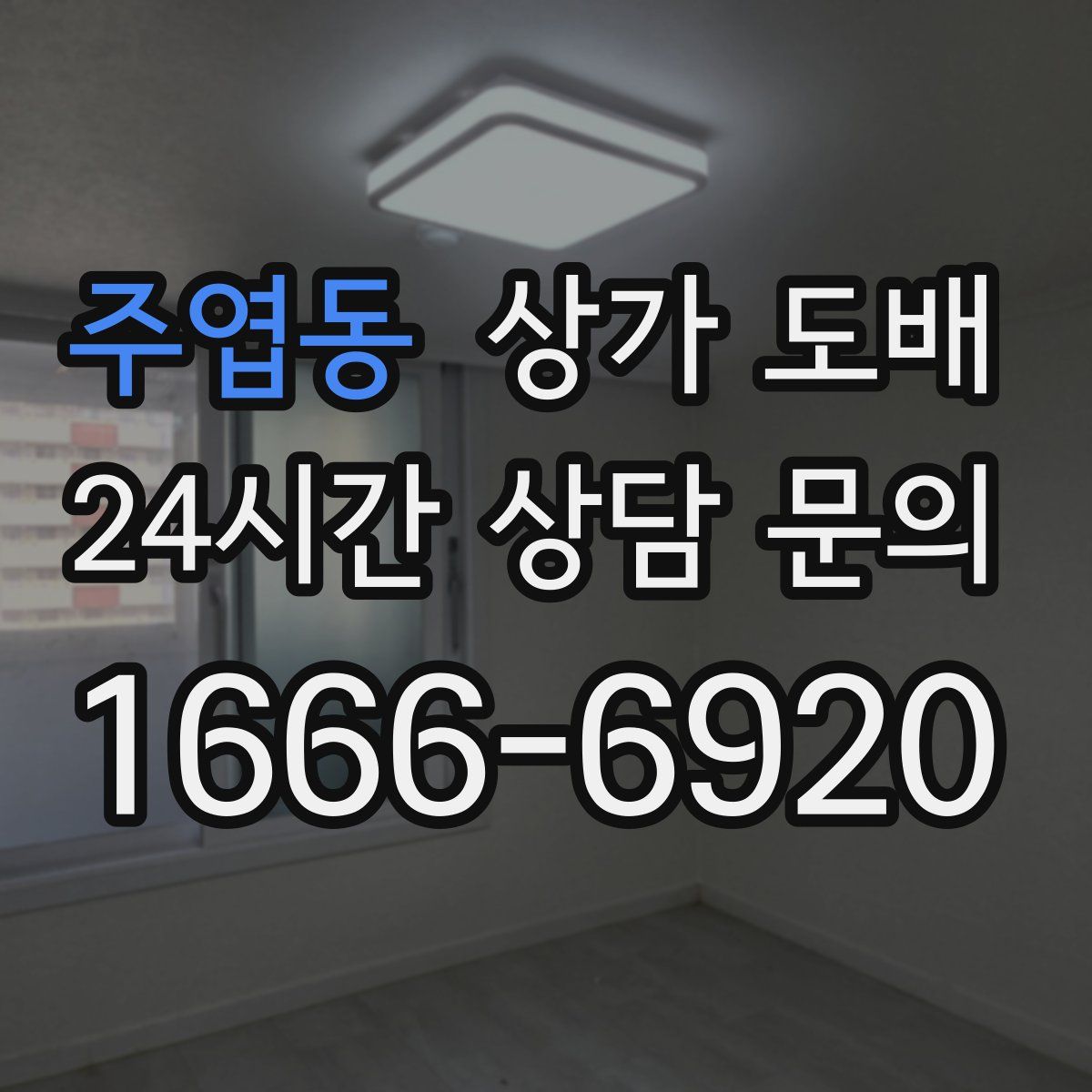 주엽동 상가 도배