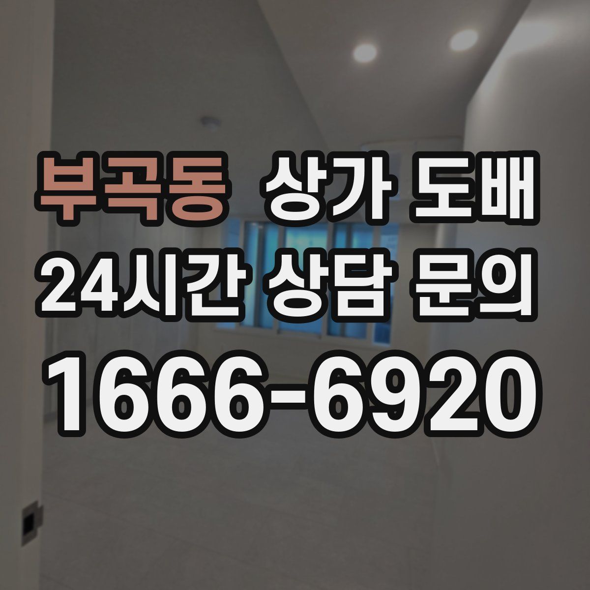 부곡동 상가 도배