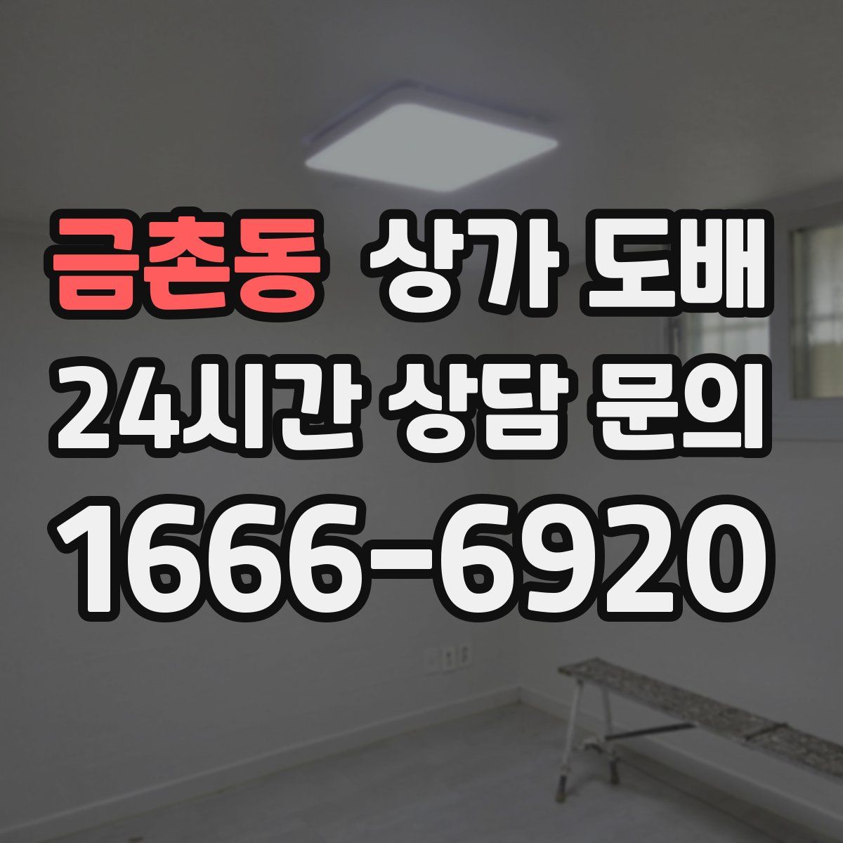 금촌동 상가 도배