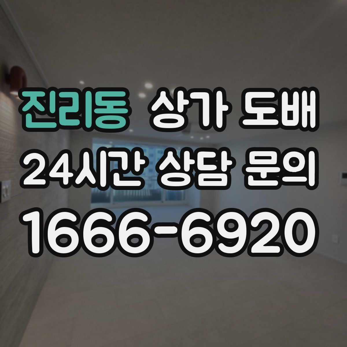 진리동 상가 도배