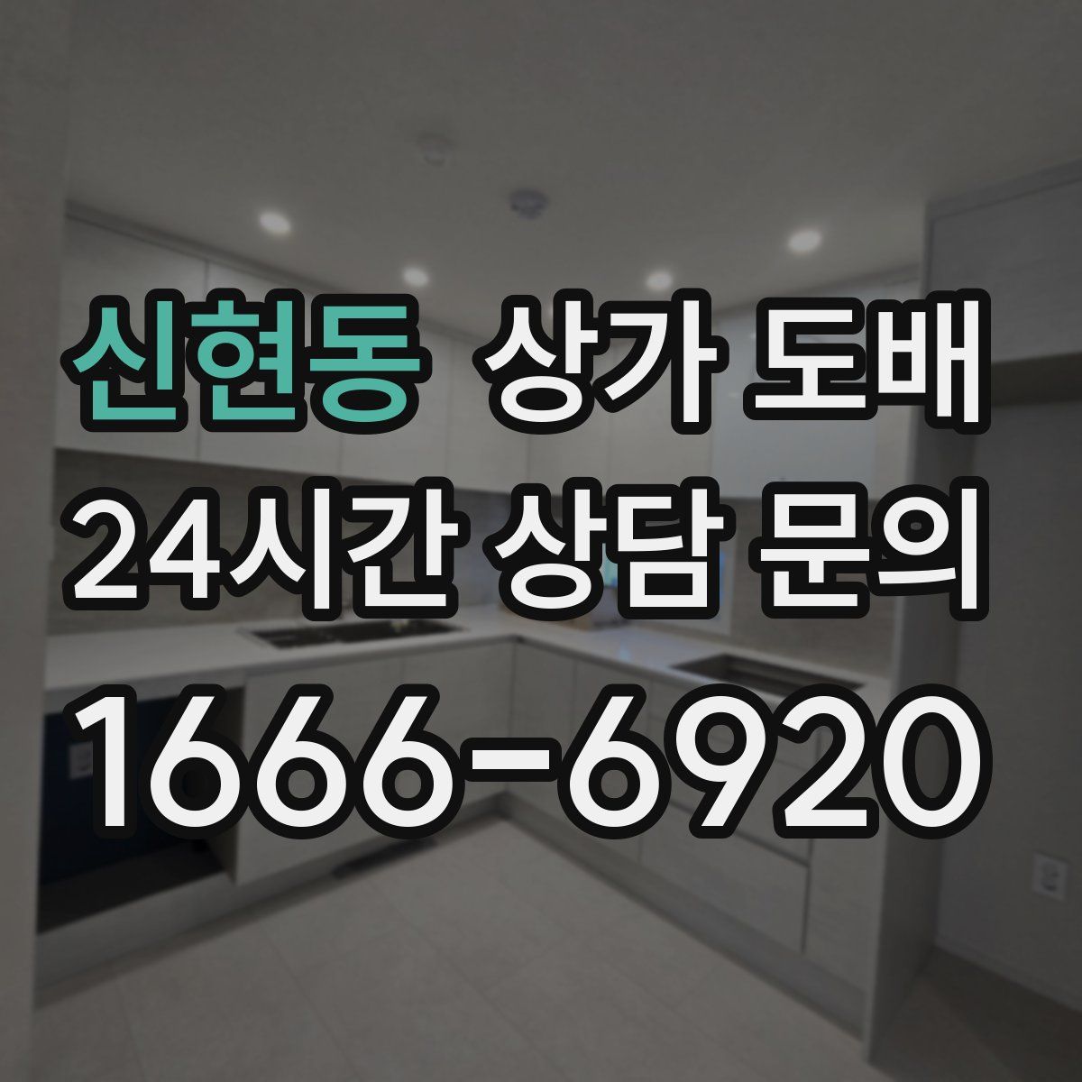 신현동 상가 도배
